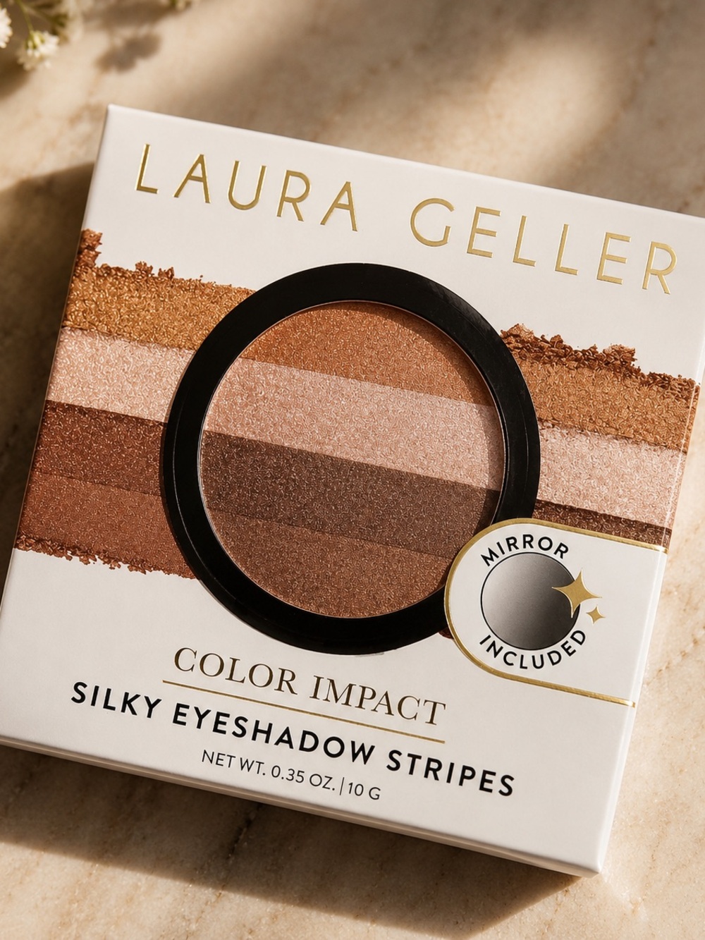 Laura Geller Silky Eyeshadow Stripes Shade: Nude Mood